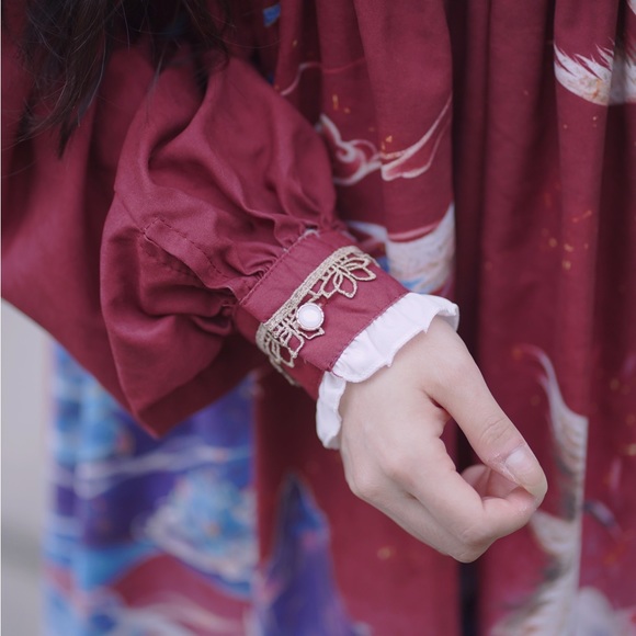 lolita red dress small - Picture 3 of 6